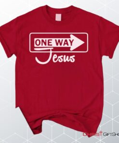 One Way Jesus Unisex T Shirt, Sweatshirt, Hoodie