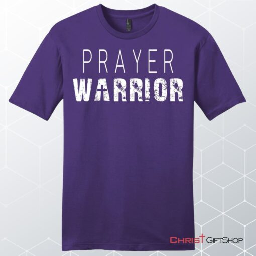 Prayer Warrior Personalized Church Name Mens Christian Unisex T Shirt, Sweatshirt, Hoodie