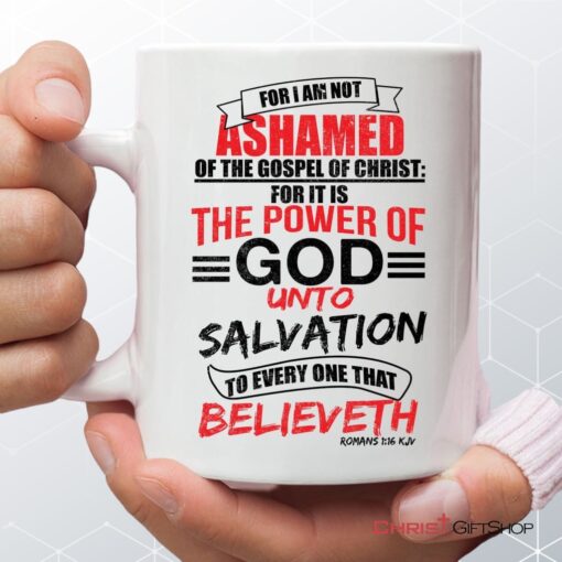 Romans 116 Kjv, Bible Verse, Christian Coffee Ceramic Mug