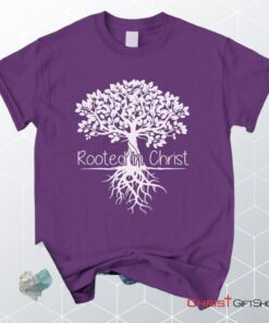 Rooted In Christ Christian Unisex T Shirt, Sweatshirt, Hoodie