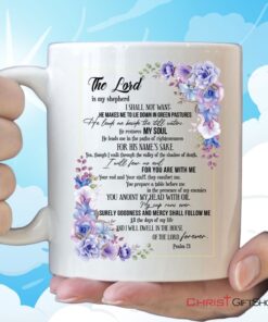 The Lord Is My Shepherd Psalm 23 Coffee Mug