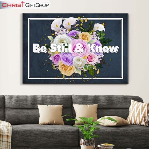 Be Still And Know Canvas Wall Art