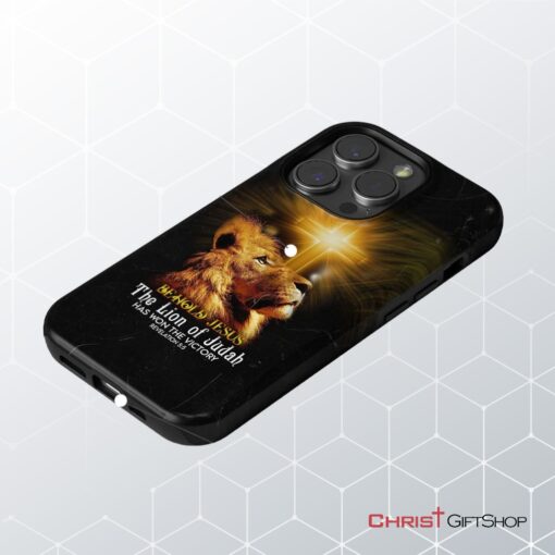 Behold Jesus The Lion Of Judah Has Won The Victory Phone Case