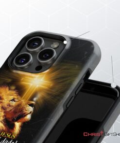 Behold Jesus The Lion Of Judah Has Won The Victory Phone Case