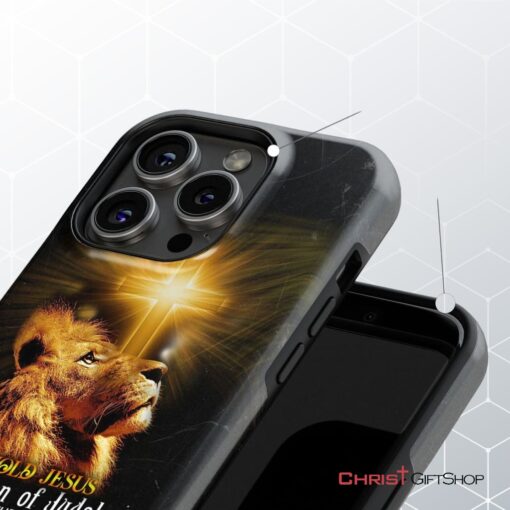 Behold Jesus The Lion Of Judah Has Won The Victory Phone Case