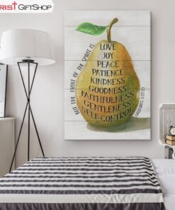 Bible Verse Wall Art Galatians 522-23 The Fruit Of The Spirit Canvas Art