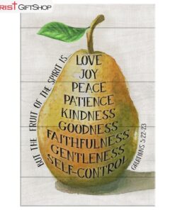 Bible Verse Wall Art Galatians 522-23 The Fruit Of The Spirit Canvas Art