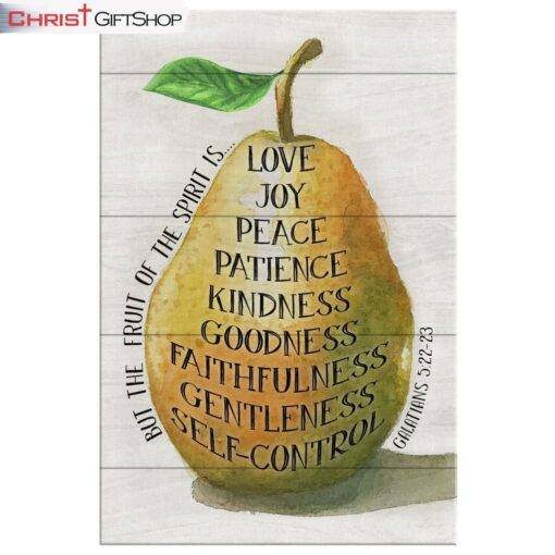 Bible Verse Wall Art Galatians 522-23 The Fruit Of The Spirit Canvas Art