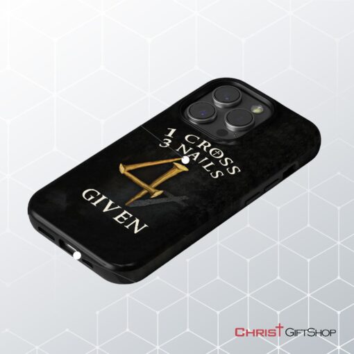 Christian Phone Cases 1 Cross 3 Nails 4given Phone Case, Christian Gifts