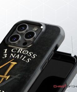 Christian Phone Cases 1 Cross 3 Nails 4given Phone Case, Christian Gifts