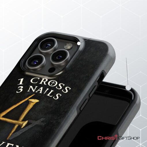 Christian Phone Cases 1 Cross 3 Nails 4given Phone Case, Christian Gifts