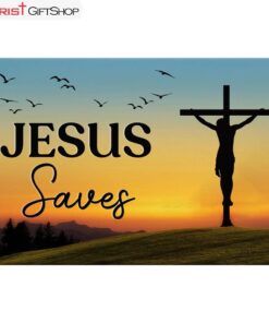 Christian Wall Art Jesus Saves Wall Art Canvas Print