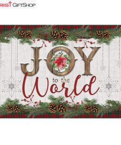 Christmas Wall Art Joy To The World Canvas Print, Christian Christmas Gifts