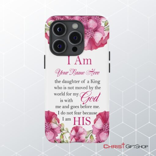 Custom Phone Cases Daughter Of A King Personalized Name Iphone Case