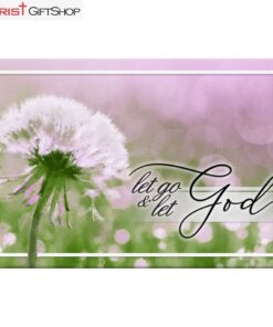 Dandelion Let Go And Let God Wall Art Canvas