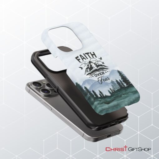 Faith Over Fear Mountain Phone Case