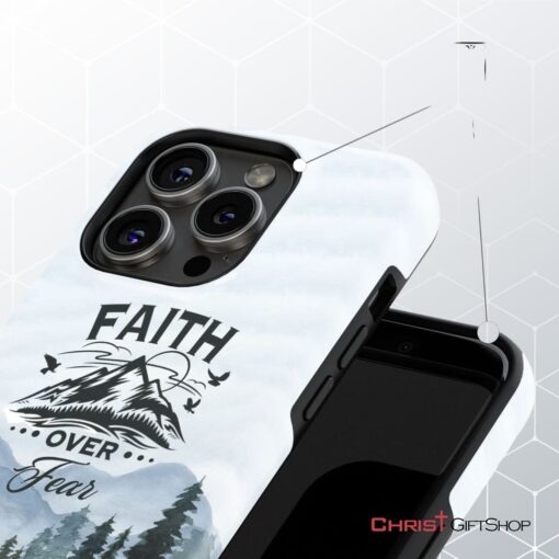 Faith Over Fear Mountain Phone Case