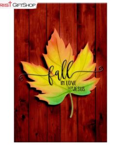 Fall In Love With Jesus Wall Art Canvas and Poster Print