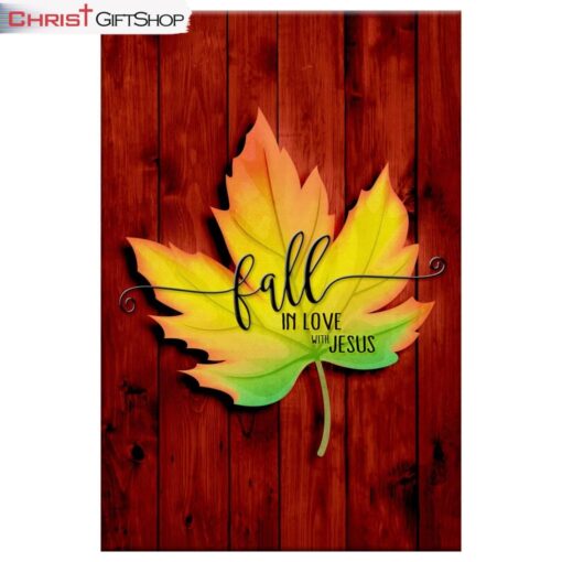 Fall In Love With Jesus Wall Art Canvas and Poster Print