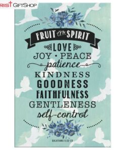 Galatians 522-23 The Fruit Of The Spirit Canvas Wall Art