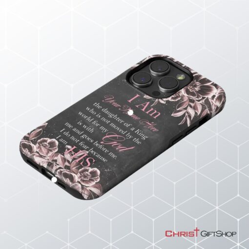 I Am The Daughter Of A King Personalized Name Iphone Case Christian Gifts