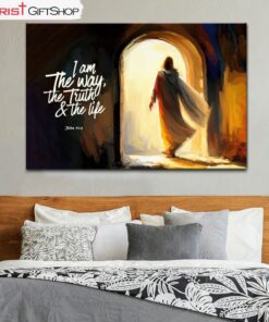 I Am The Way The Truth And The Life John 146, Jesus Tomb Wall Art (Canvas and Poster )