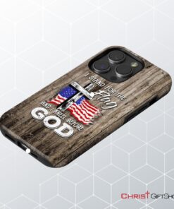 I Stand For The Flag And I Kneel Before God Phone Case