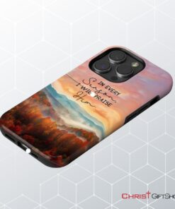 In Every Season I Will Praise Him, Smoky Mountains Phone Case