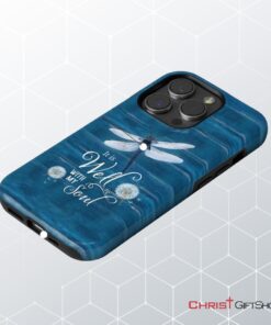 It Is Well With My Soul, Dragonfly, Christian Phone Case