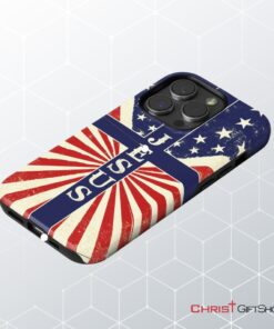 Jesus American Flag Phone Case