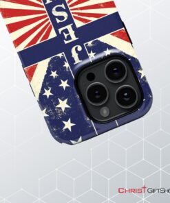 Jesus American Flag Phone Case