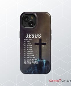 Jesus Is My Savior, Jesus Hands, Christian Phone Case