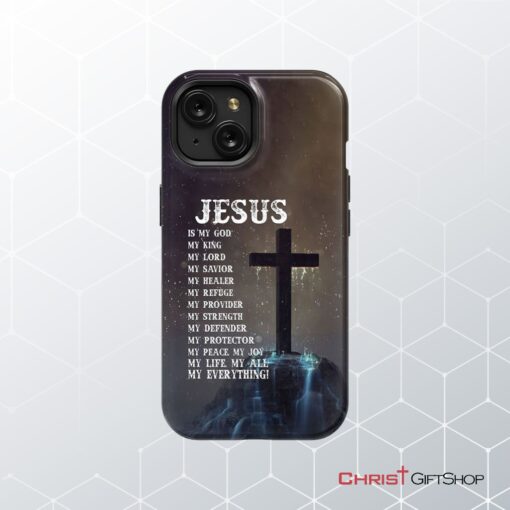 Jesus Is My Savior, Jesus Hands, Christian Phone Case