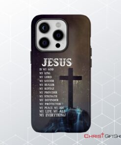 Jesus Is My Savior, Jesus Hands, Christian Phone Case