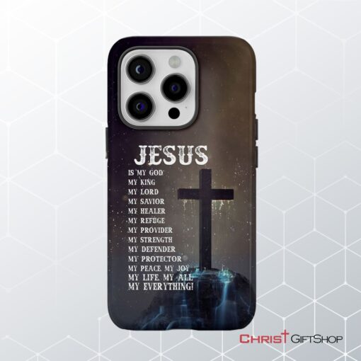 Jesus Is My Savior, Jesus Hands, Christian Phone Case