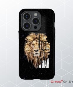 Jesus The Lion Of Judah Phone Case Christian Phone Cases