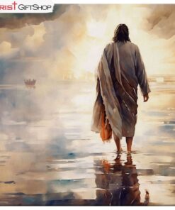 Jesus Walking On Water Christian Wall Art Canvas