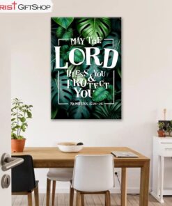 May The Lord Bless You And Protect You Numbers 624-26 Wall Art Canvas