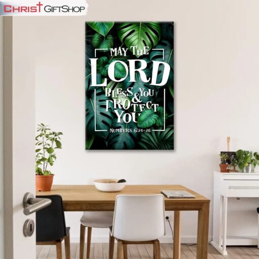 May The Lord Bless You And Protect You Numbers 624-26 Wall Art Canvas