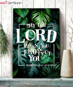 May The Lord Bless You And Protect You Numbers 624-26 Wall Art Canvas