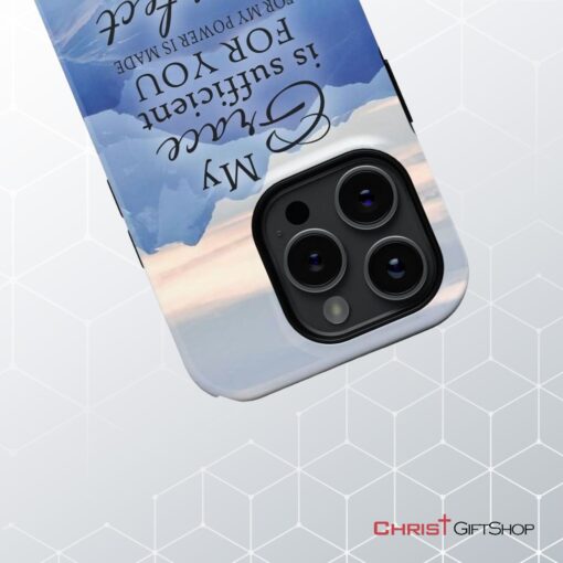 My Grace Is Sufficient For You 2 Corinthians 129 Phone Case