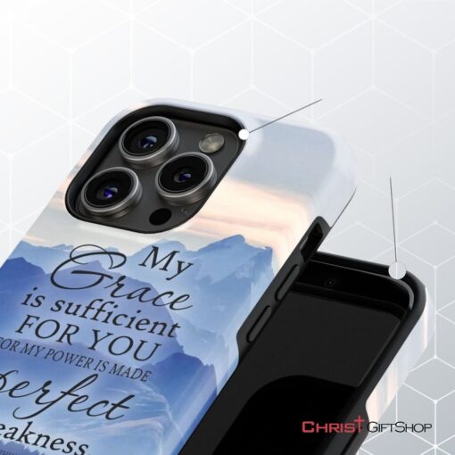 My Grace Is Sufficient For You 2 Corinthians 129 Phone Case