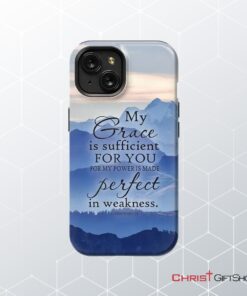 My Grace Is Sufficient For You 2 Corinthians 129 Phone Case