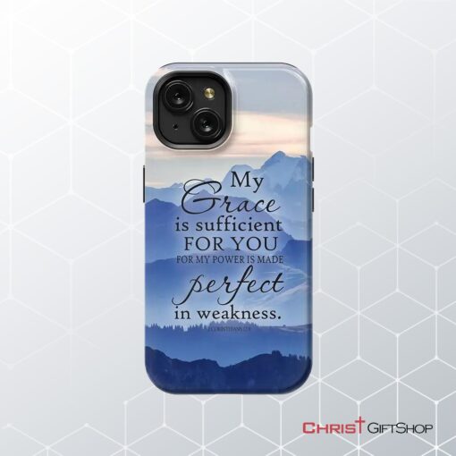 My Grace Is Sufficient For You 2 Corinthians 129 Phone Case