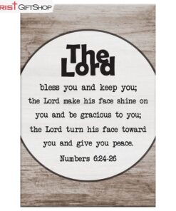 Numbers 624-26 The Lord Bless You And Keep You Canvas Wall Art