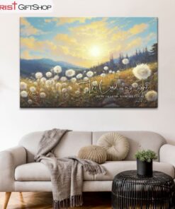 Psalm 271 The Lord Is My Light And My Salvation Wall Art Canvas and Poster