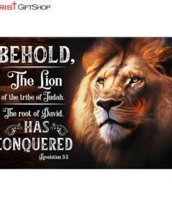 Revelation 55 Behold, The Lion Of The Tribe Of Judah Canvas Wall Art