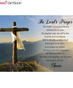 The Lord's Prayer Canvas Print - Christian Wall Art Canvas