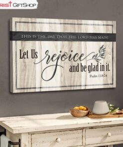 This Is The Day That The Lord Has Made Wall Art Canvas Bible Verse Wall Art