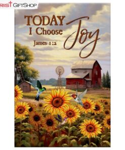 Today I Choose Joy James 12, American Farm Wall Art (Canvas and Poster )